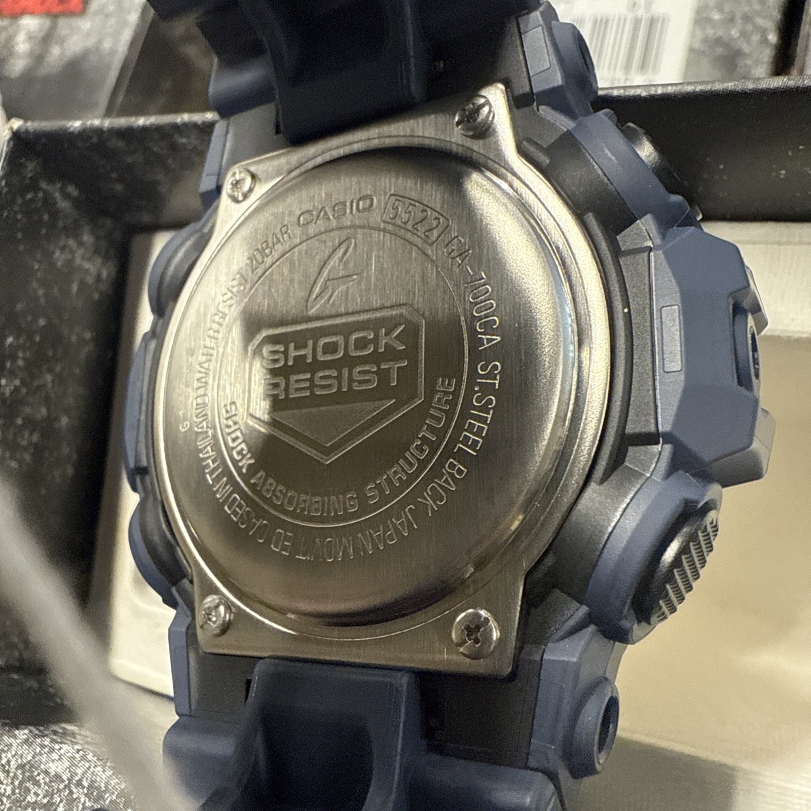 G-Shock By Casio Men’s GA700CA-2A Blue Digital Watch Timepiece Active Sports …