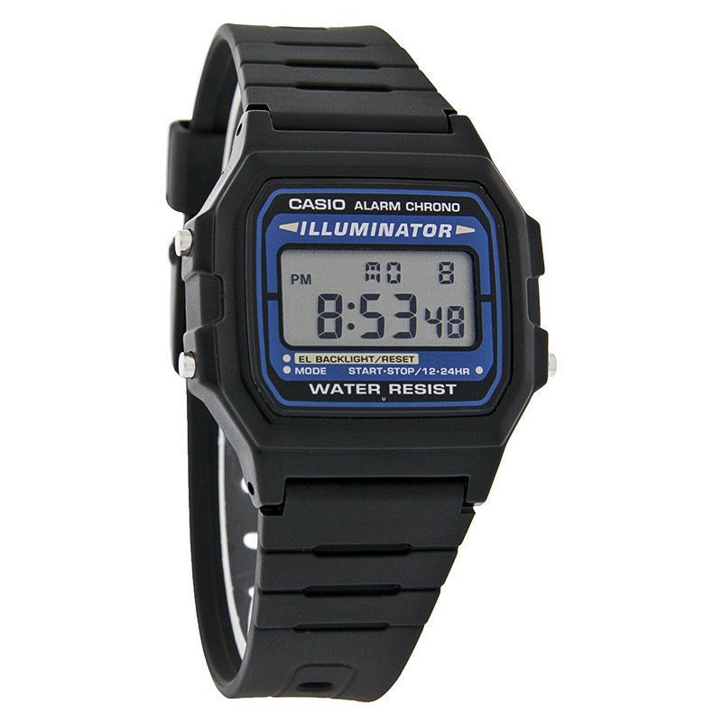 Casio F105W-1A, 7 Year Battery Illuminator Resin Watch, Alarm, Chronograph, NEW