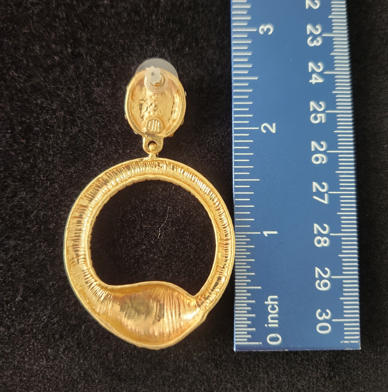 Designer Inspired Round Snake Earrings