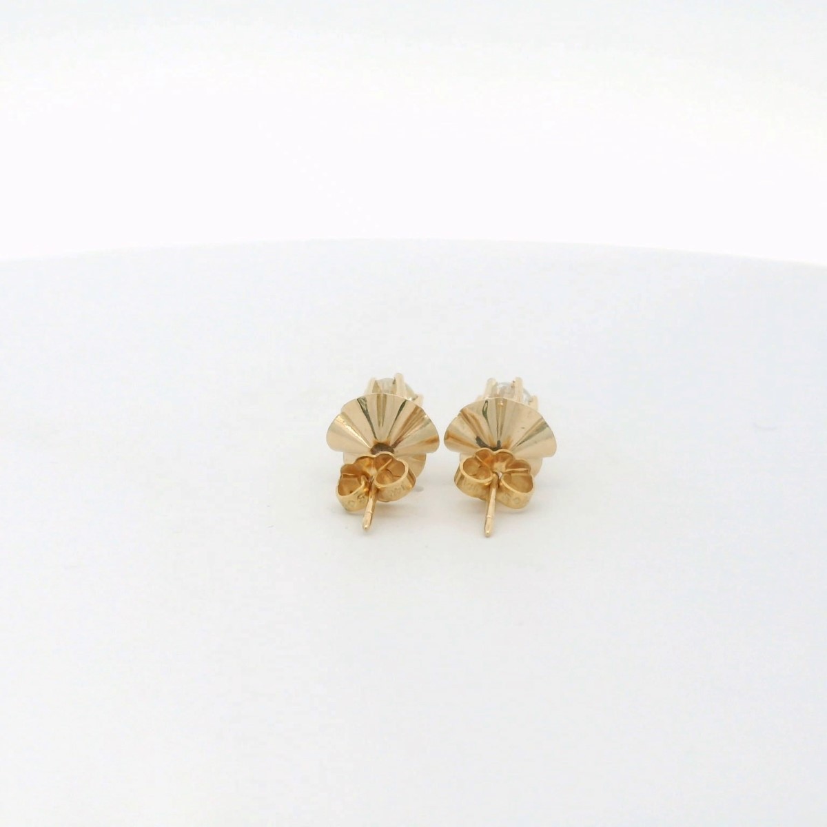 14k Yellow Gold .50ctw Diamond Stud Earrings (C31015443)