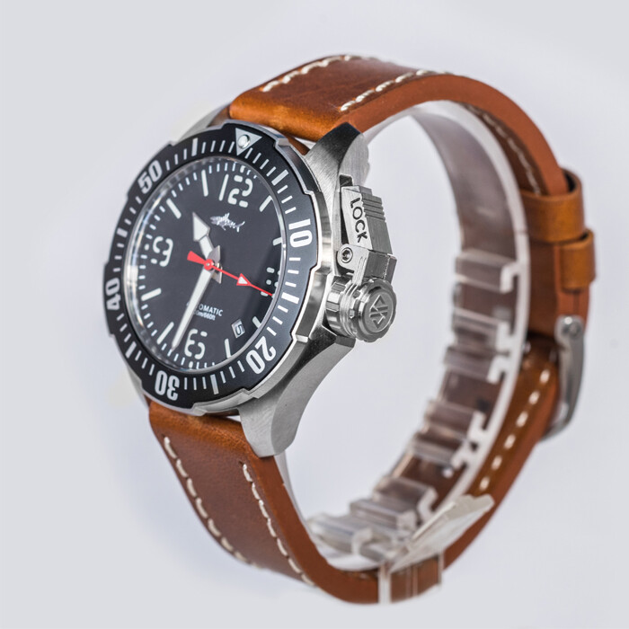 Heimdallr Sharkey Frogman Miyota Diver 200M Automatic Watch Helium Valve 42mm C3