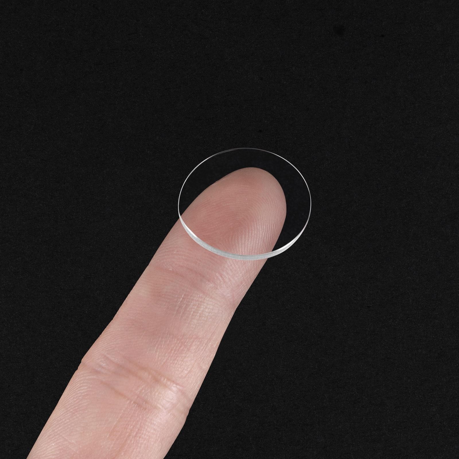 Watch Glass Sapphire Crystal Lens Single Dome 18mm Dia. 1.3mm Thickness Clear