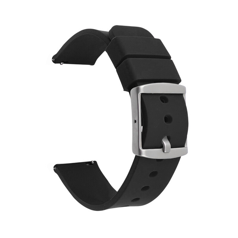 Quality Quick Release Silicone Rubber Watch Band Strap 12 14 16 18 20 22 24mm