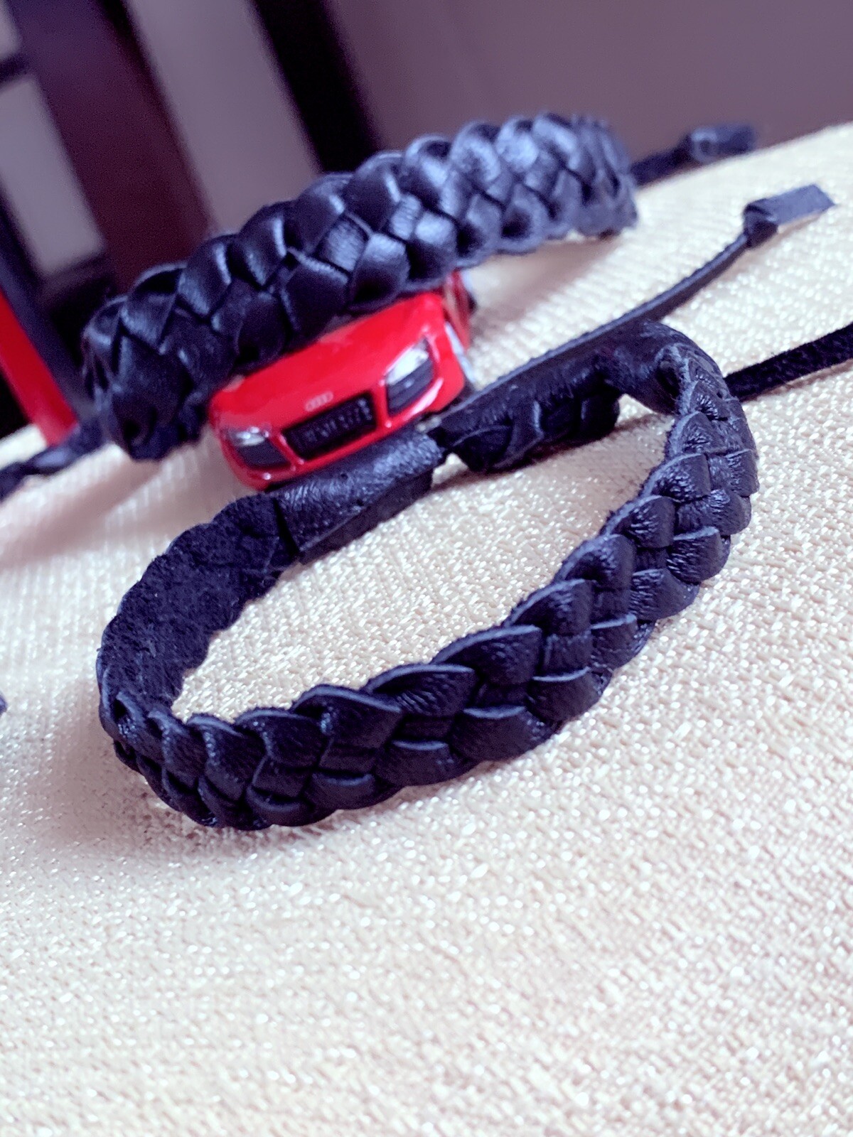 Exclusive bracelets made of genuine leather, handmade, unisex