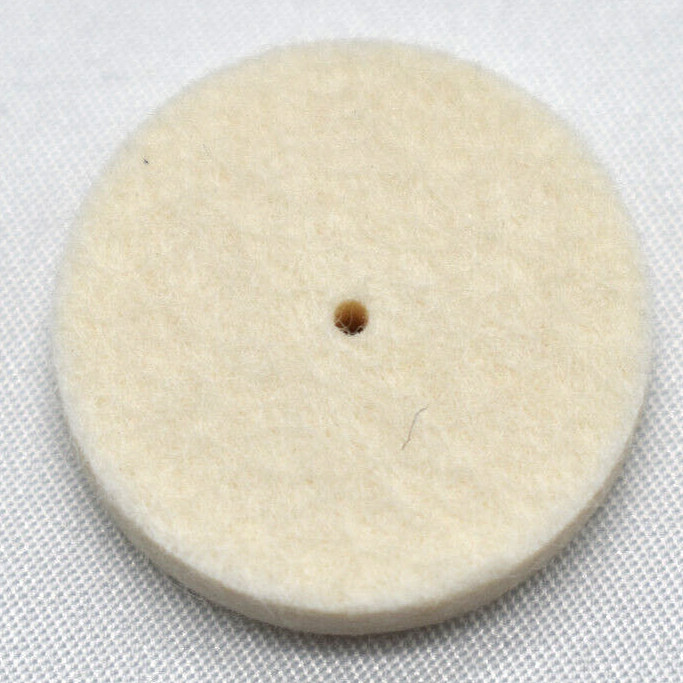 45x Wool Felt Polishing Buffing Wheel Polisher Disc Pad Rotary Tool 25mm 1 Inch