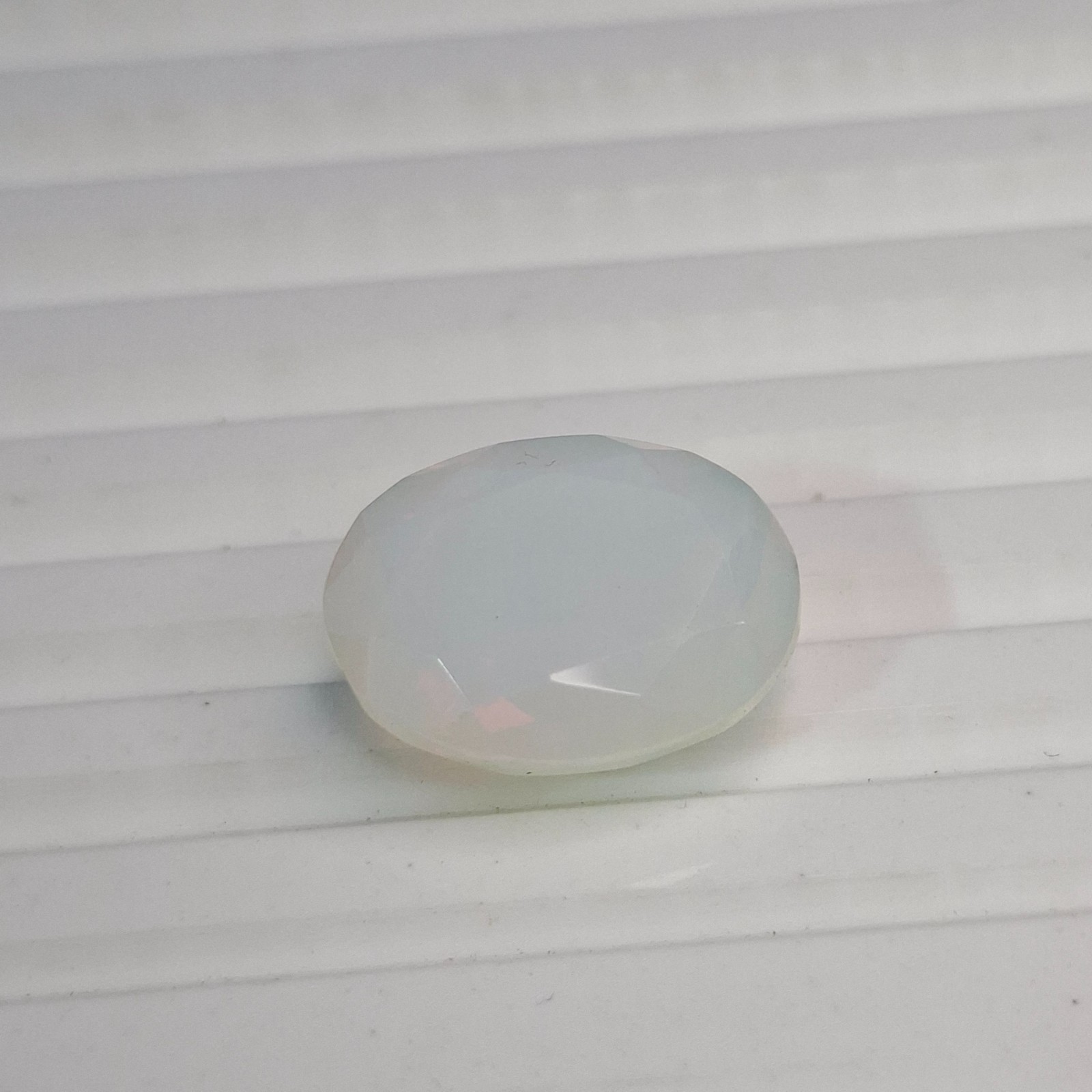 Natural AAA Welo White Opal Oval Cut 10-12 Ct Loose Certified Gemstone GB085