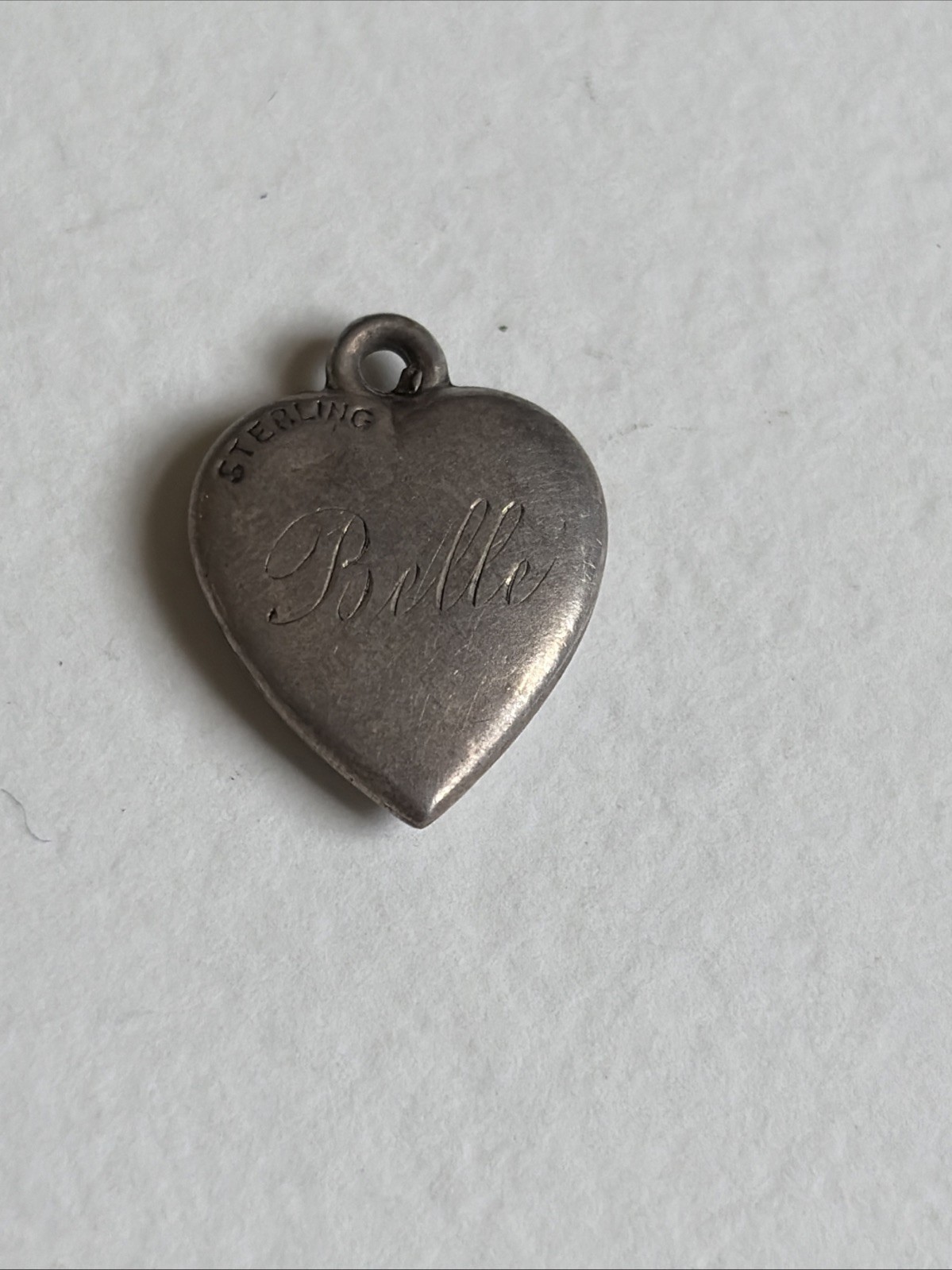 Vintage Sterling Enamel Lucky Heart Clover