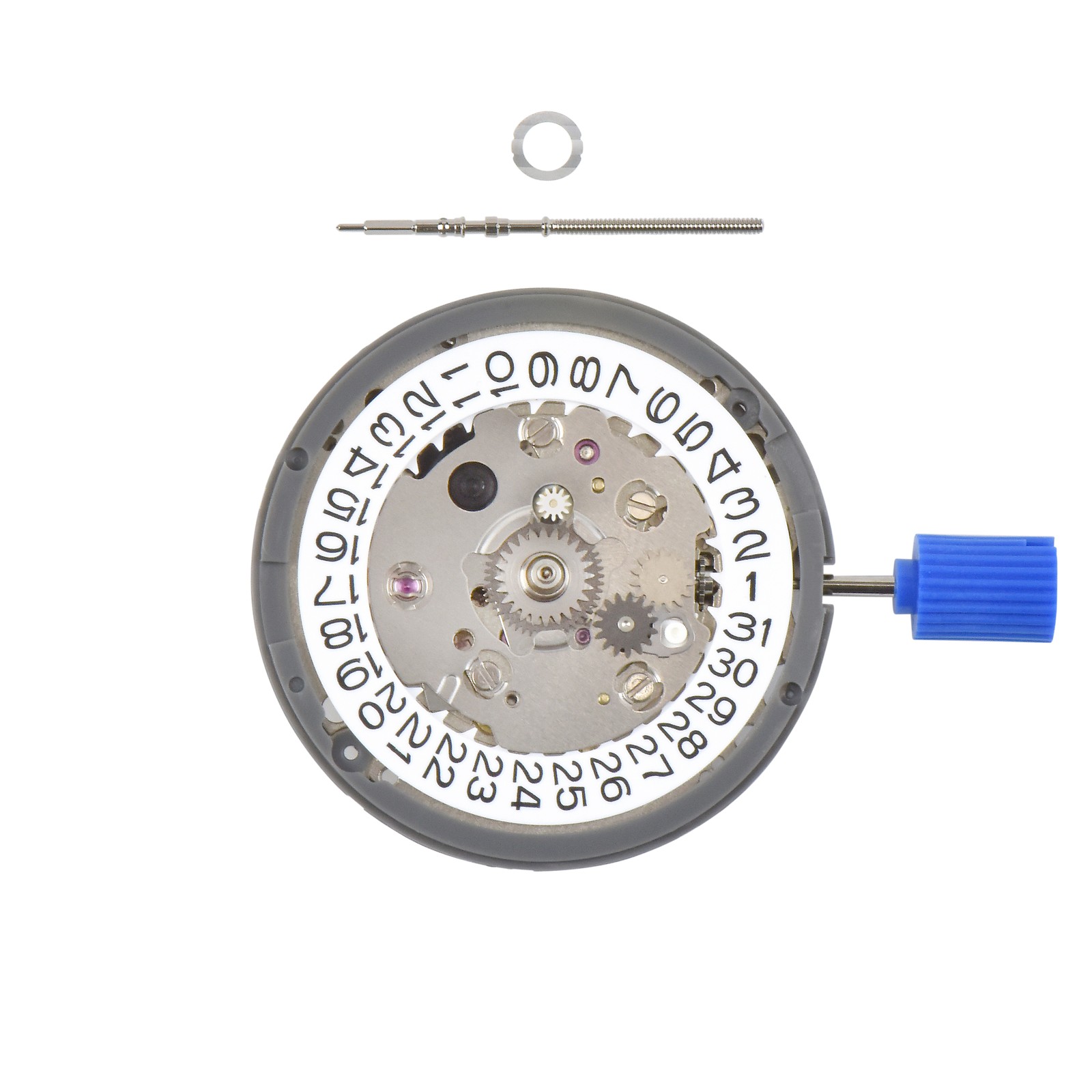 GENUINE SEIKO NH34 NH34A 4R34 GMT AUTOMATIC MOVEMENT WITH DATE DISC WHITE – USA