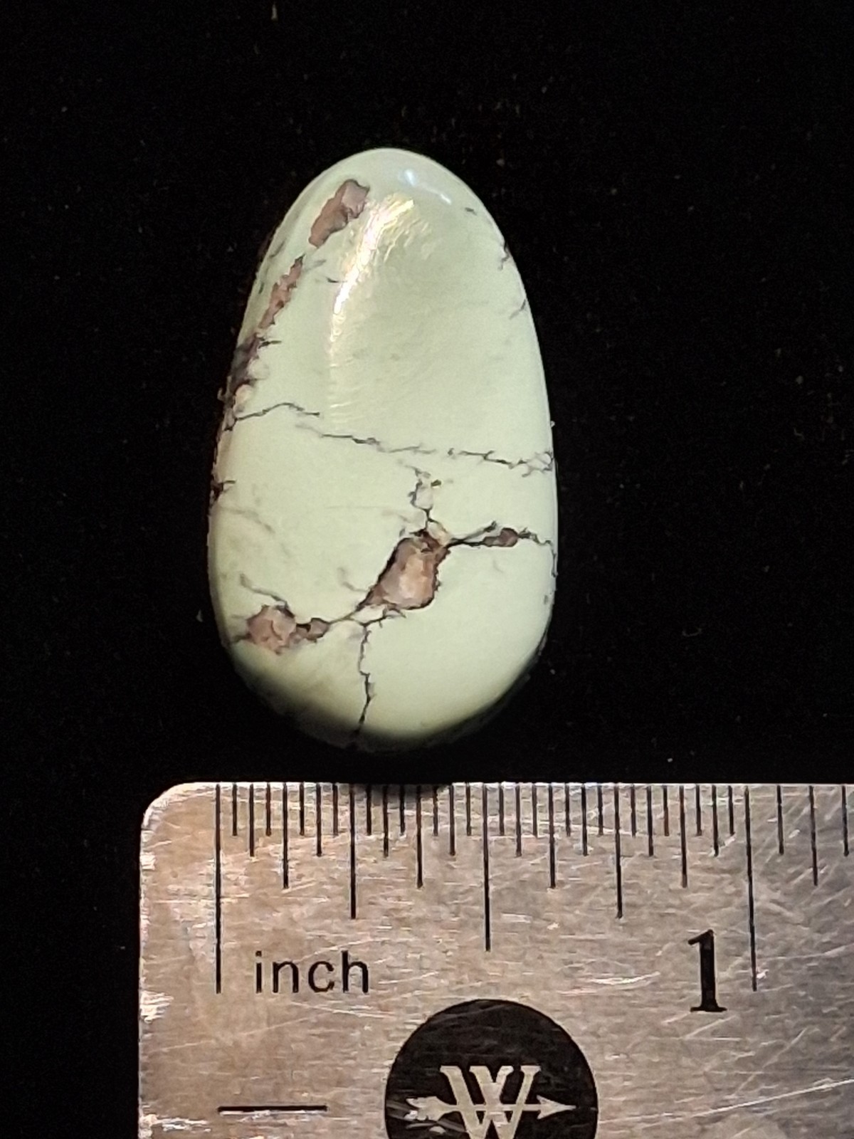 New Ultra Rare Broken Arrow Varisite (Carmel Variation) Cabochon 17 Carats