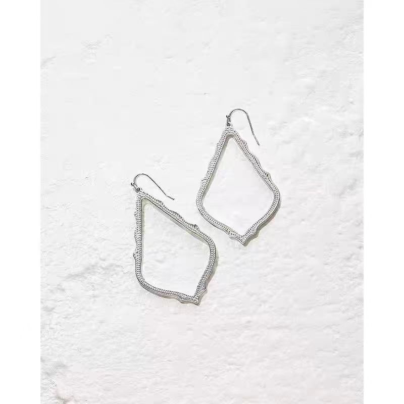 NEW Rhodium Kendra Scott Sophee Drop Earrings Big style