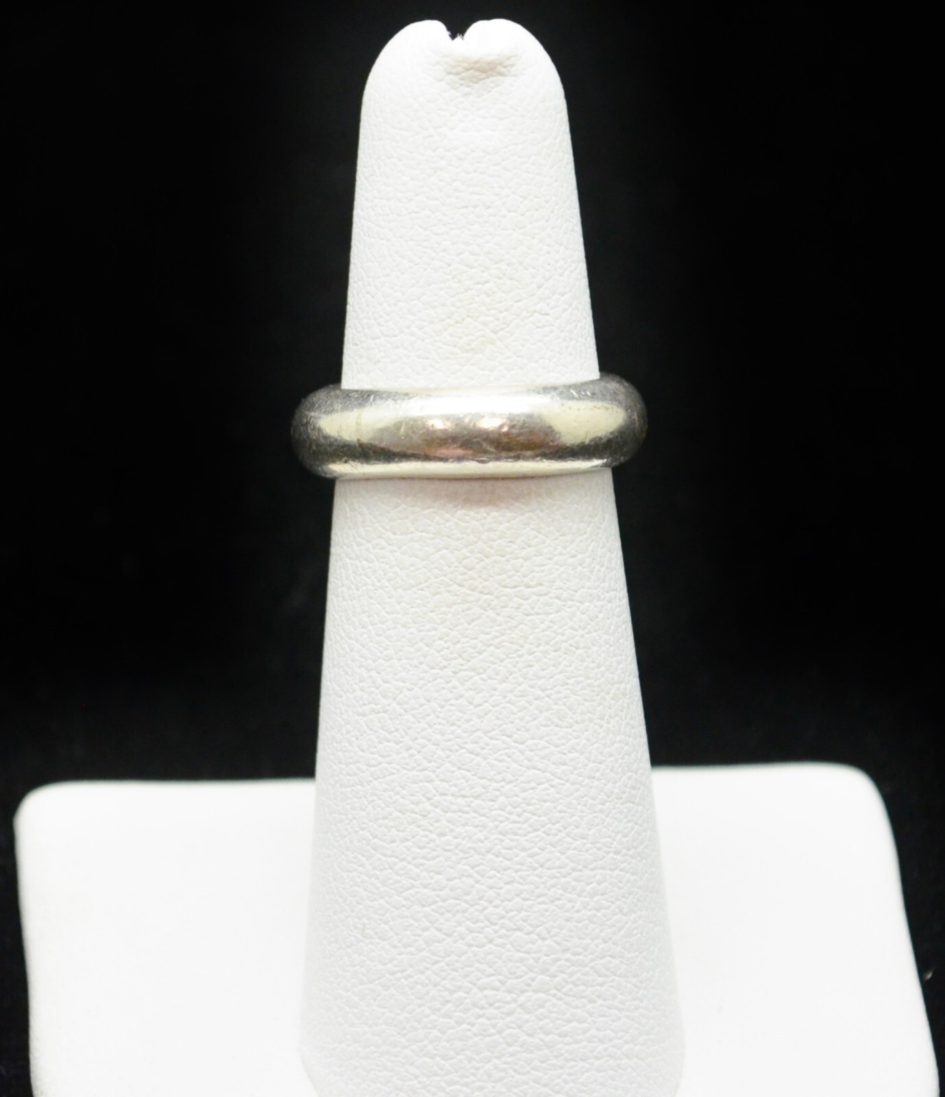 Sterling Silver Simple Smooth Band Ring SZ 5.0 #FMZ930