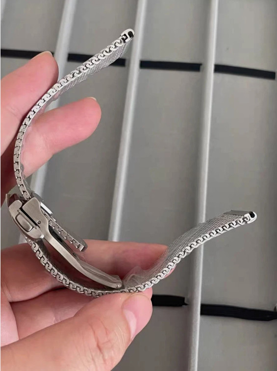 Short Length !!! 20mm Braided Stainless Mesh Band For Omega Seamaster 300M