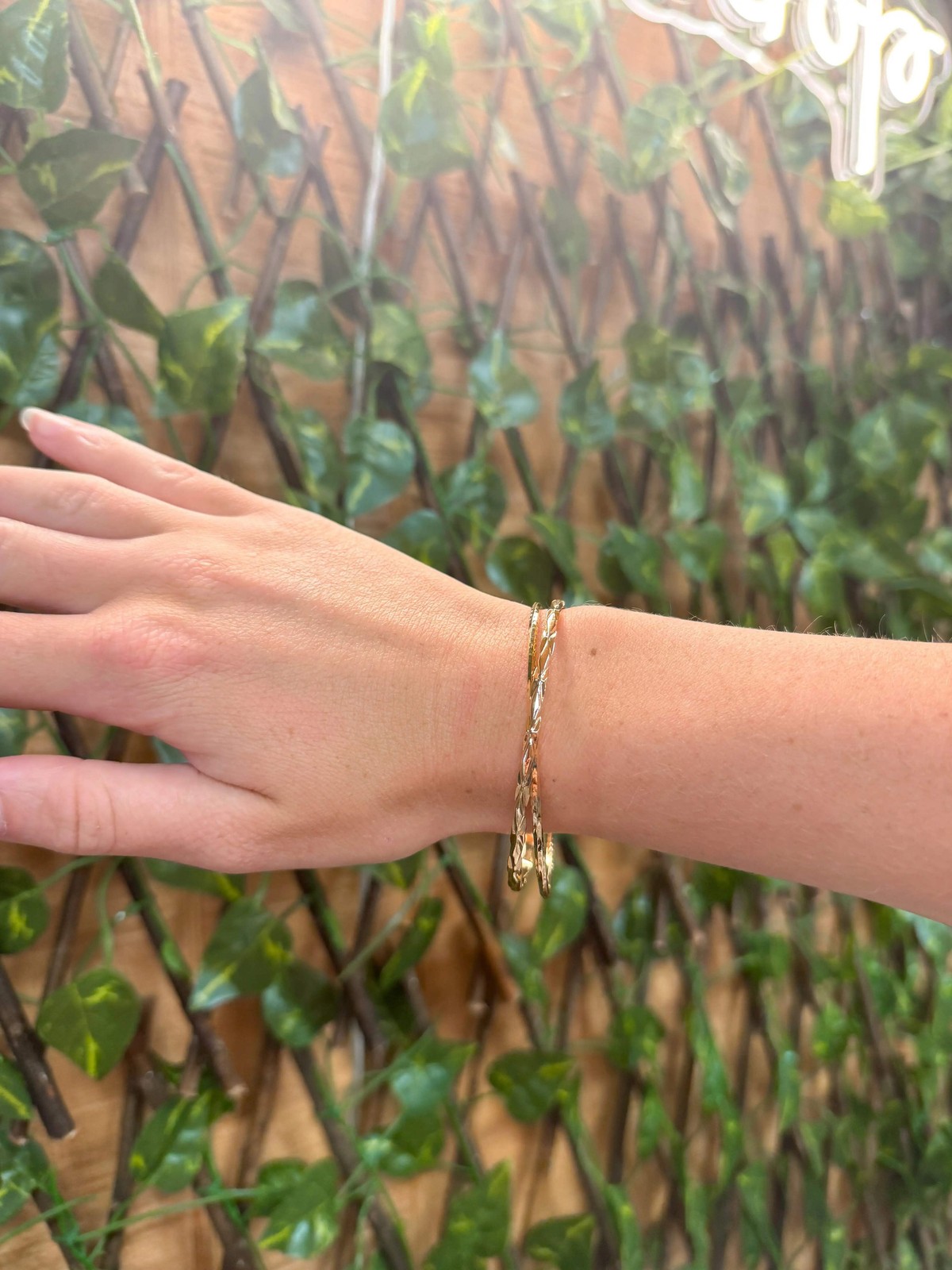 Everyday Wear Metal Bangle Bracelet