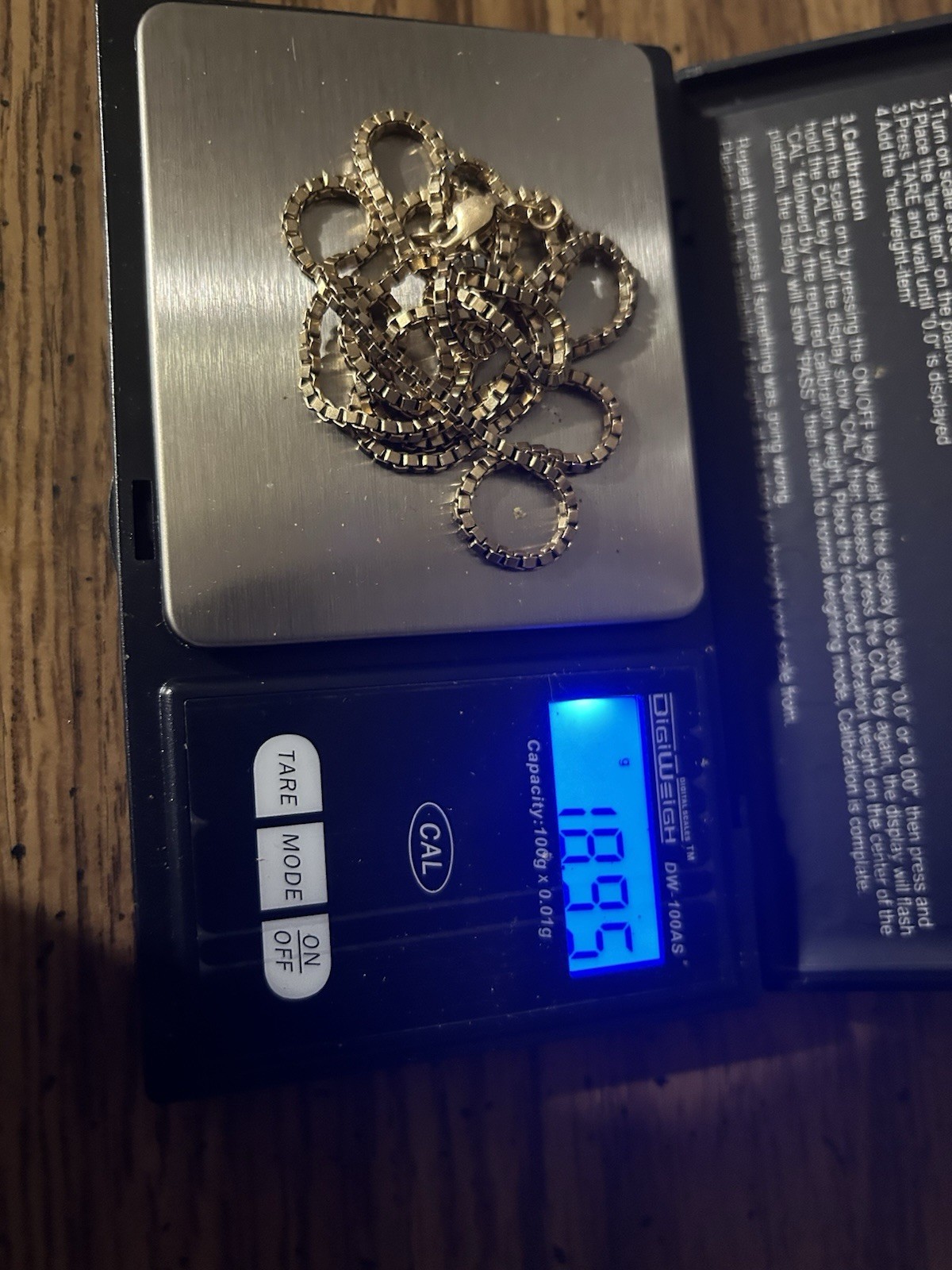 10kt yellow gold 30 inch necklace