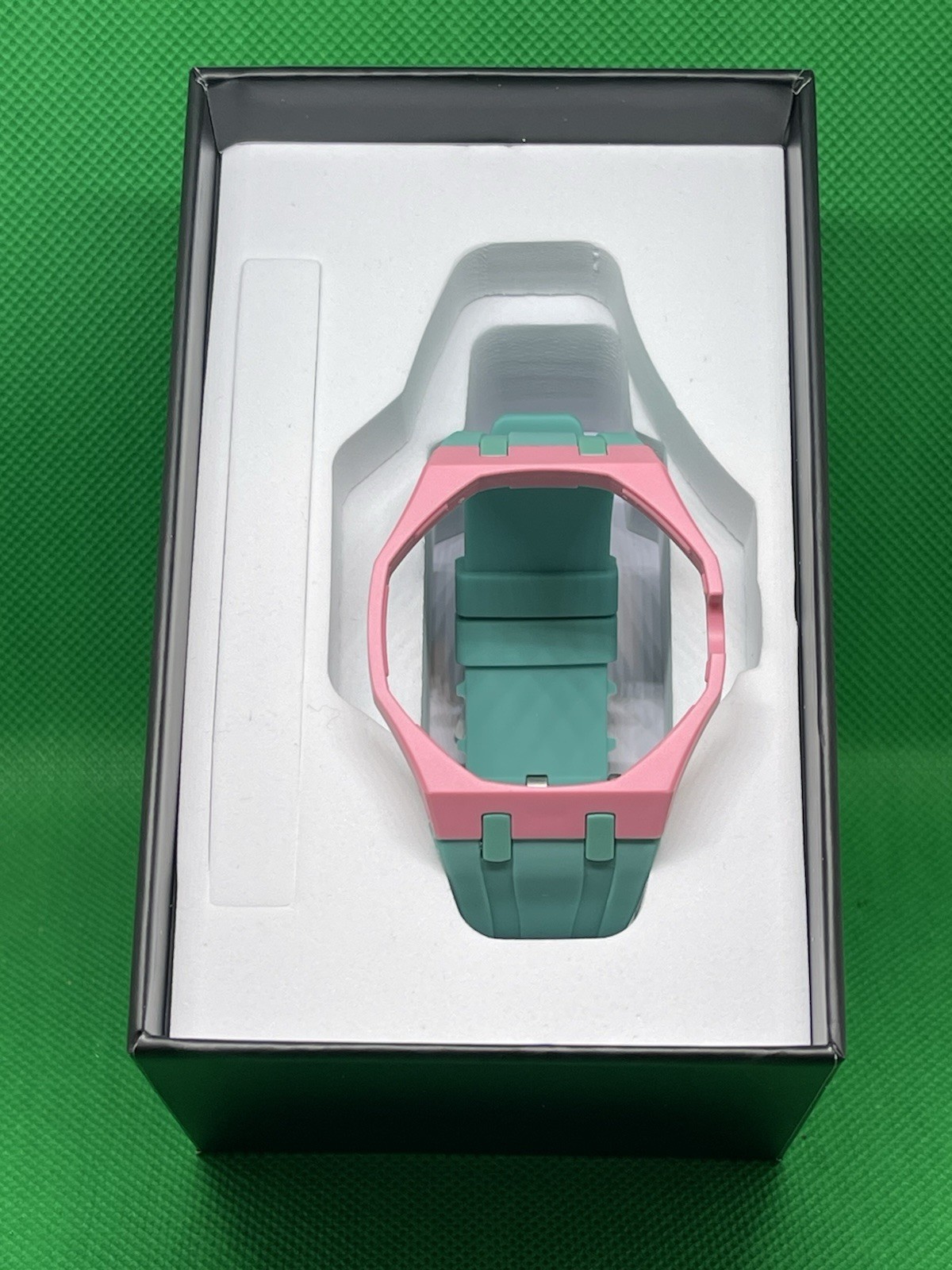 Rare Audemars Pigeut x Swatch Royal Pop OTG ROZ Green Band Pink Case Strap only