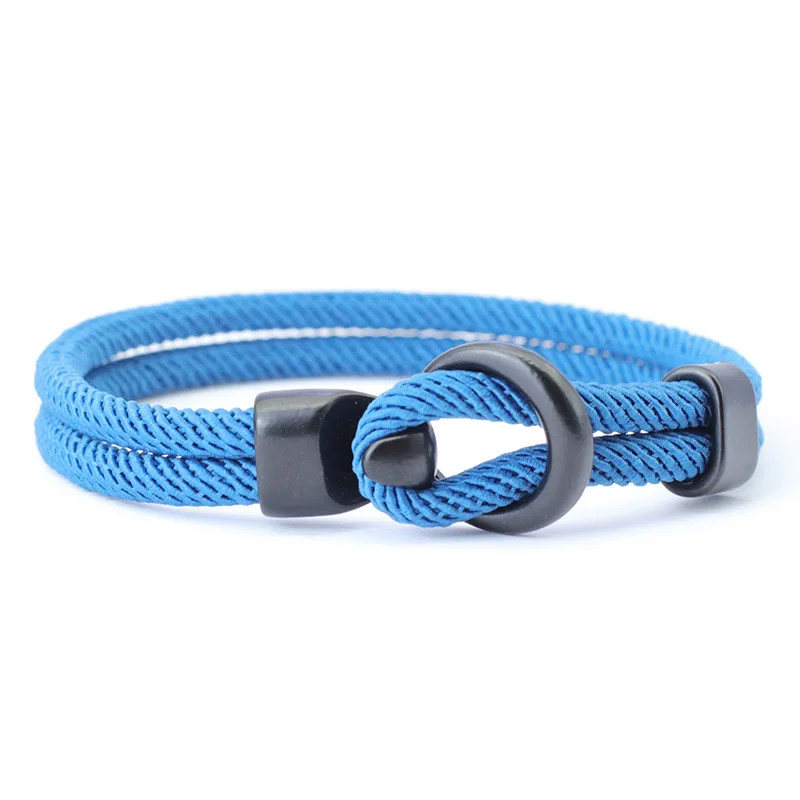 New Men Apparel Accessories Bracelet Bilayer Milan Rope Nautical Wrap Rope
