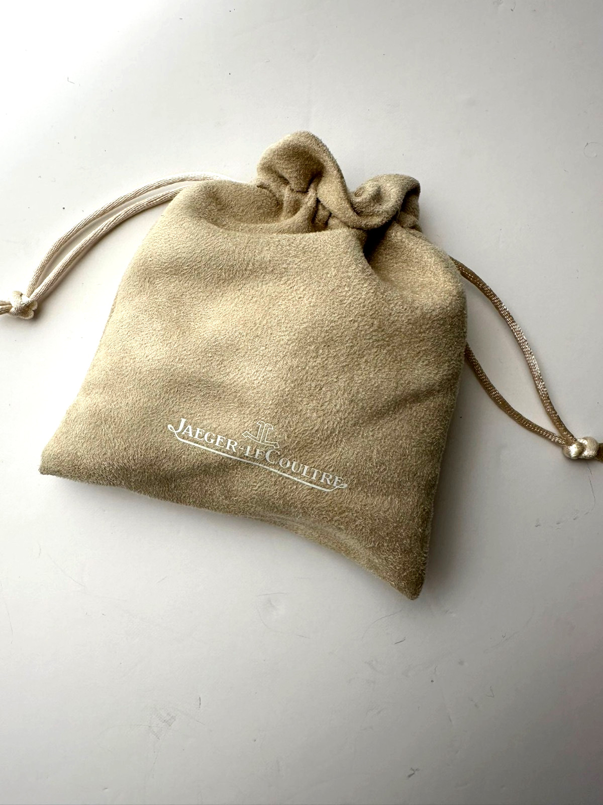 Jaeger LeCoultre OEM Watch Suede Travel Pouch