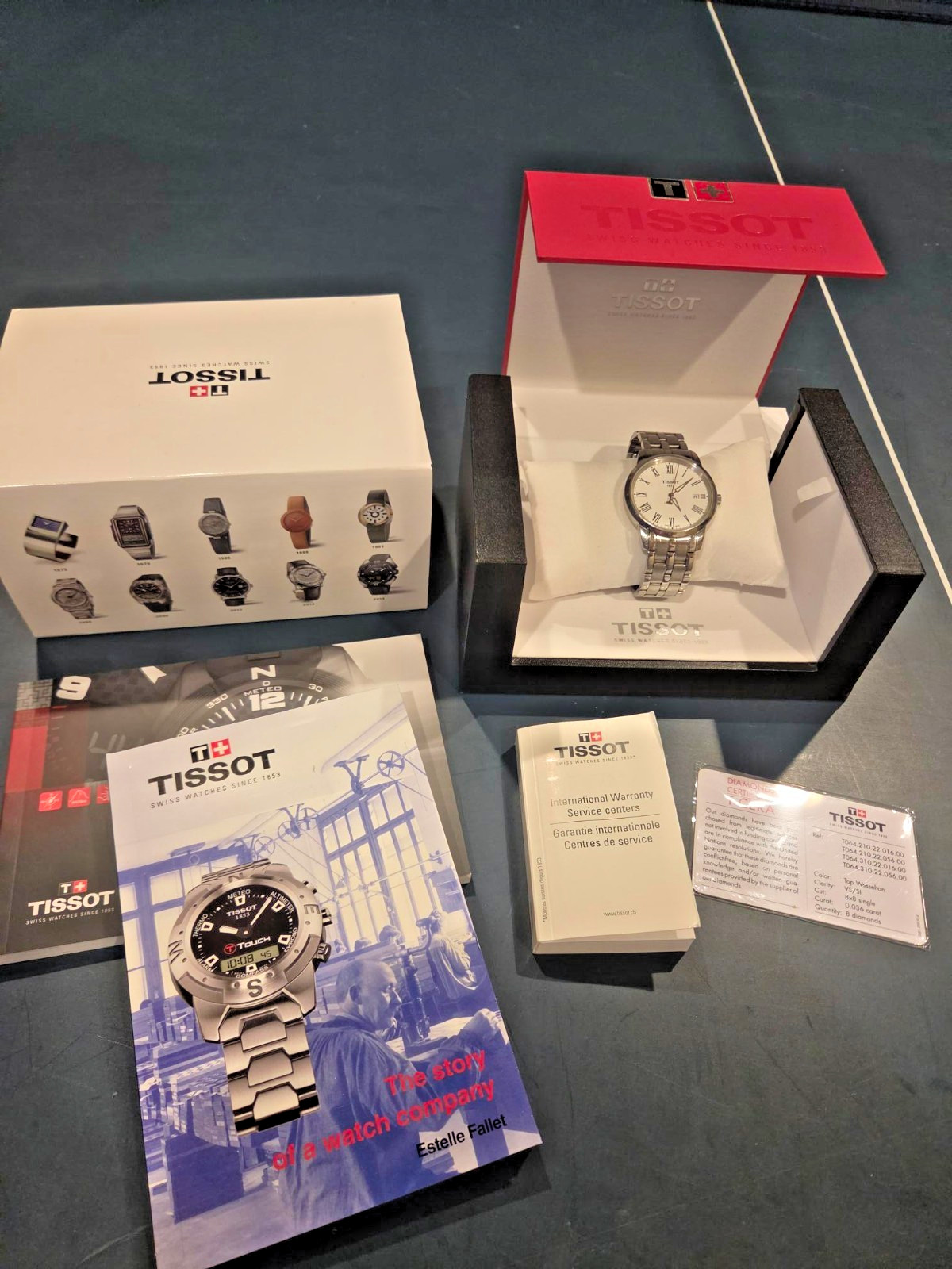 Tissot Automatic Roman Dial Men’s Watch Sapphire Crystal Full Kit Box & Papers