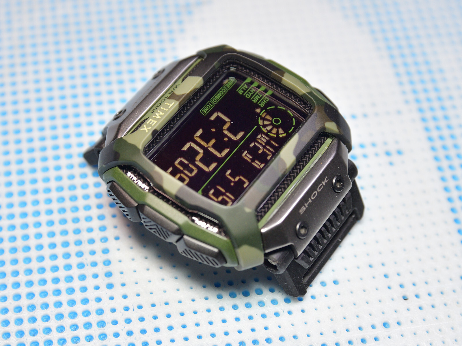 Resin Watch Strap & Band Adapter for Timex TW5M20400 Command Shock CAT 54mm