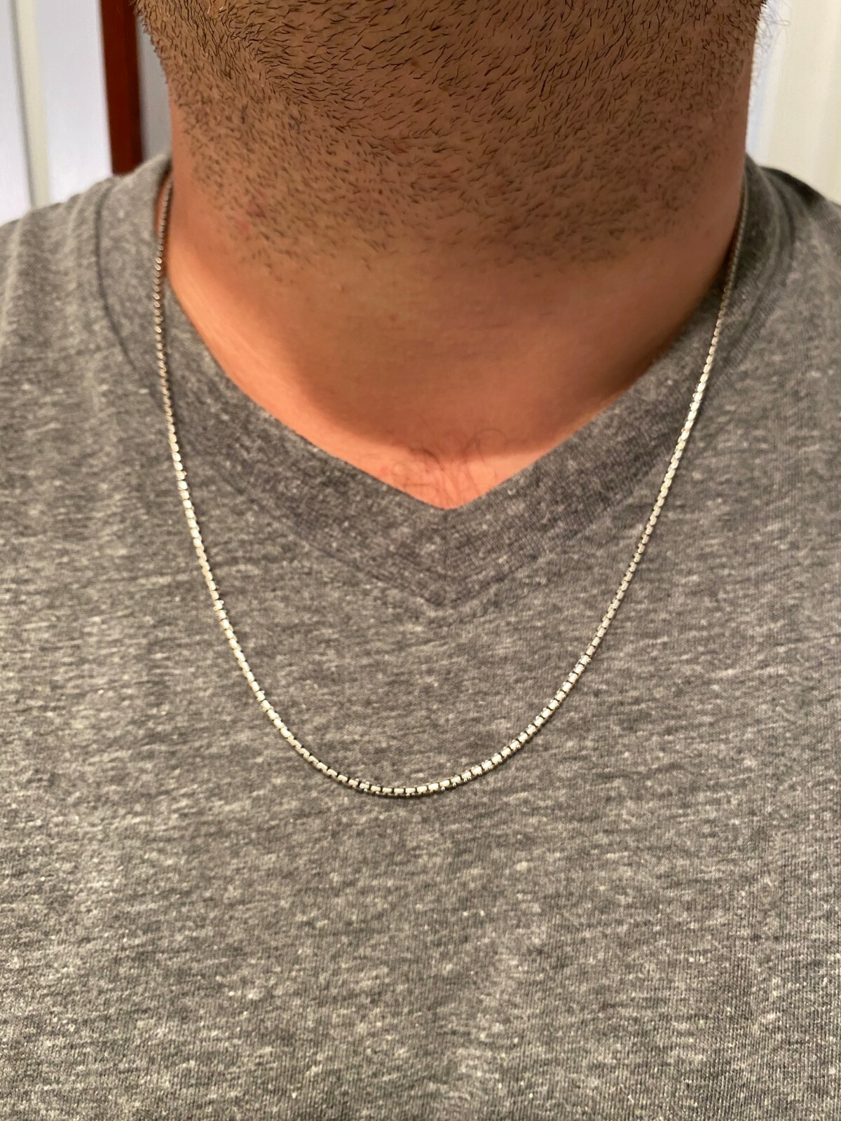 Solid 925 Sterling Silver Rounded Box Chain 2mm Necklace Black Oxidized Rhodium