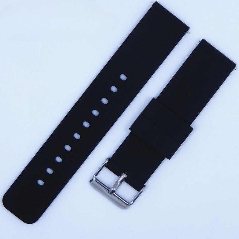 Rubber Silicone Waterproof Watch Band Strap Quick Release 14/16/18/20/22/24mm