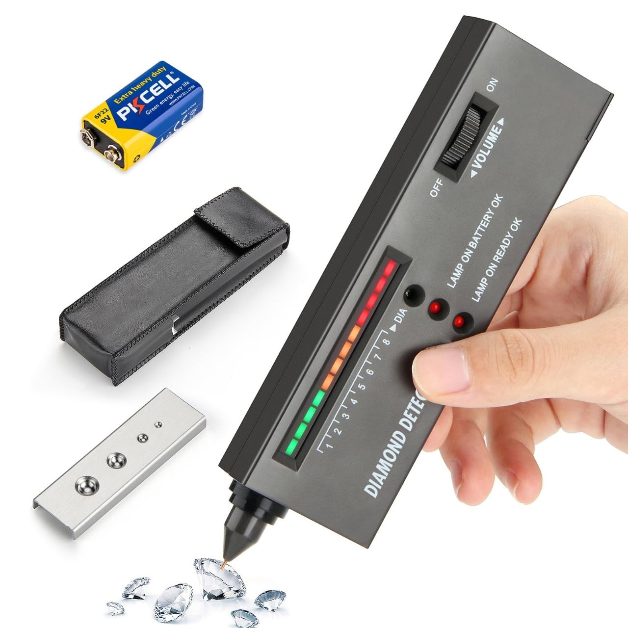 Siziviki Diamond Tester Pen Pro High Accuracy Jewelers’ Gemstone Detector