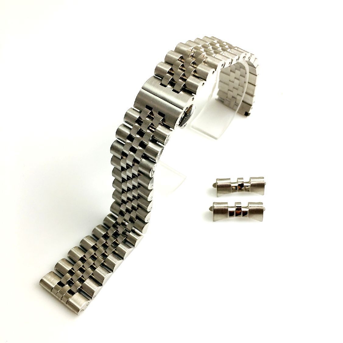 Jubilee Style Metal Replacement Watch Band 13mm 15mm 17mm 19mm 21mm 23mm #7031