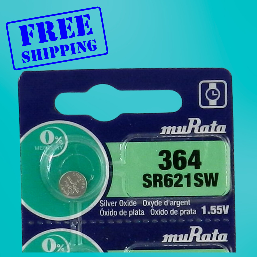 Murata / Sony 364 SR621SW Watch Battery Exp.2034 – 1Pc
