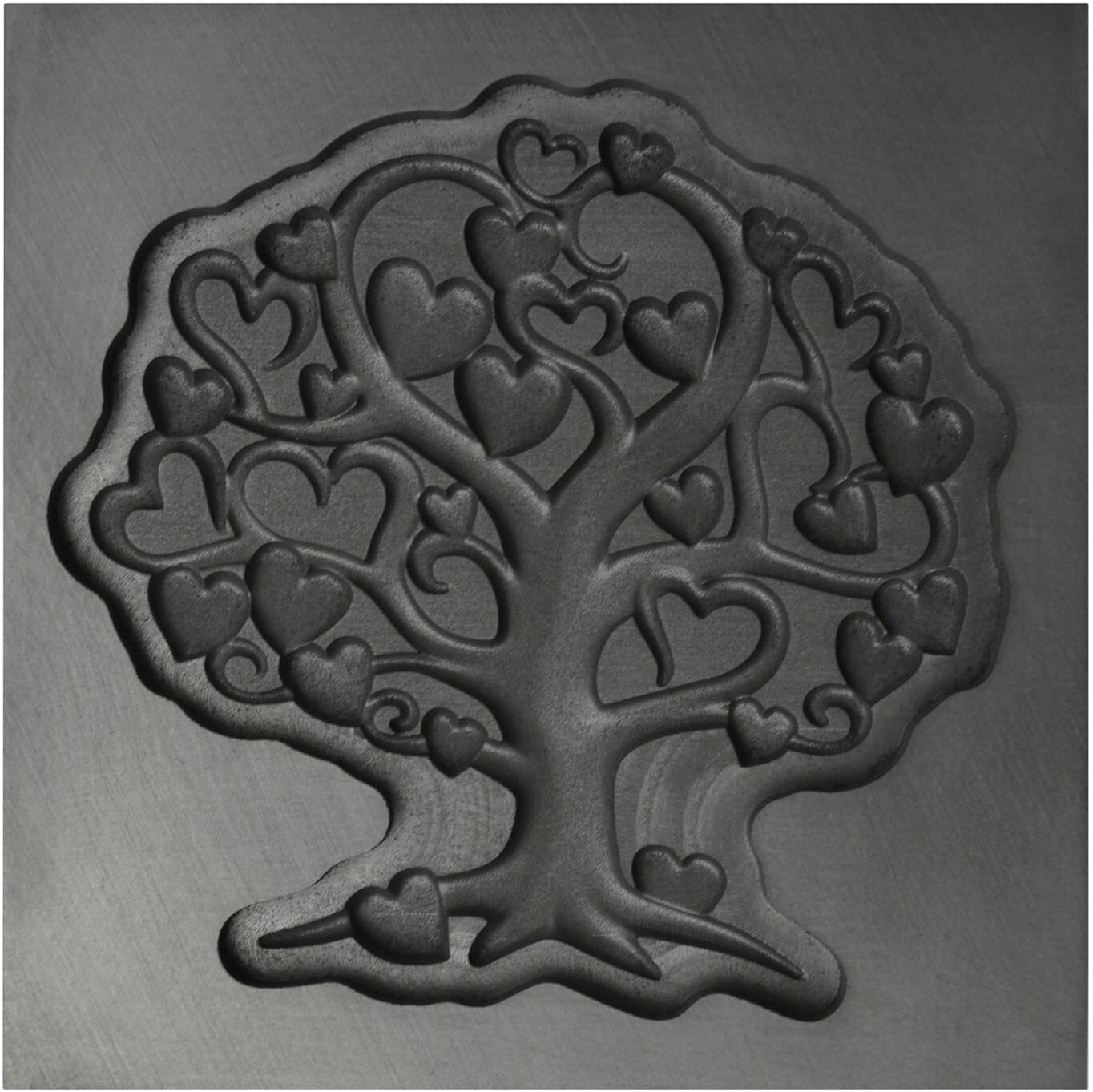 Medium – Tree of Love 3D Graphite Ingot Mold for Precious Metal Casting