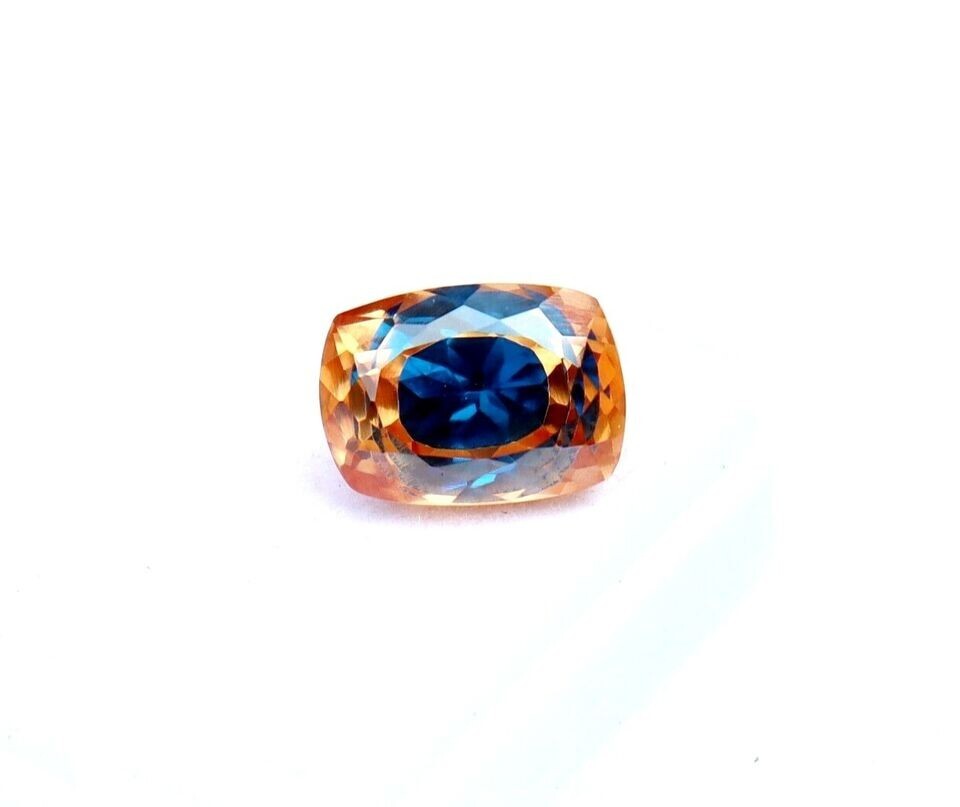 PITAMBARI SAPPHIRE Cushion CUT NATURAL BI-COLOR CERTIFIED LOOSE GEMSTONE 20.05CT