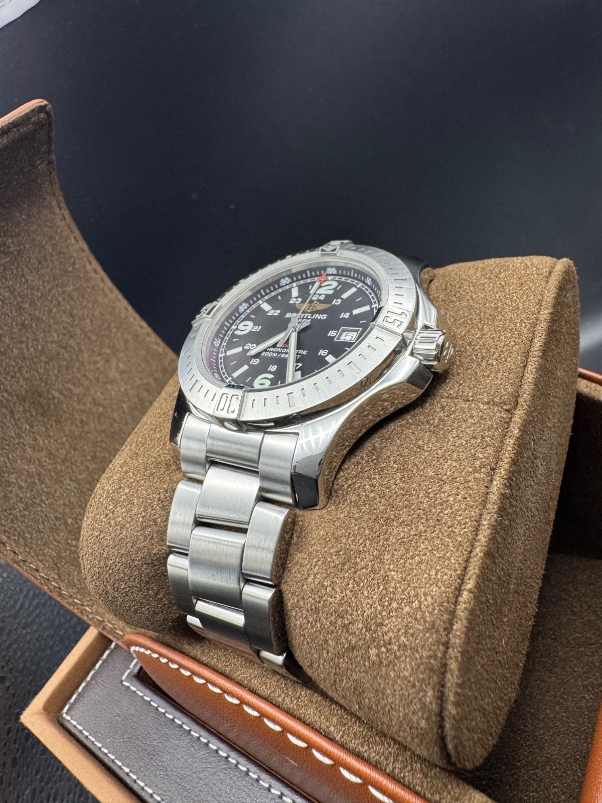 Breitling Colt A17388 44mm black dial