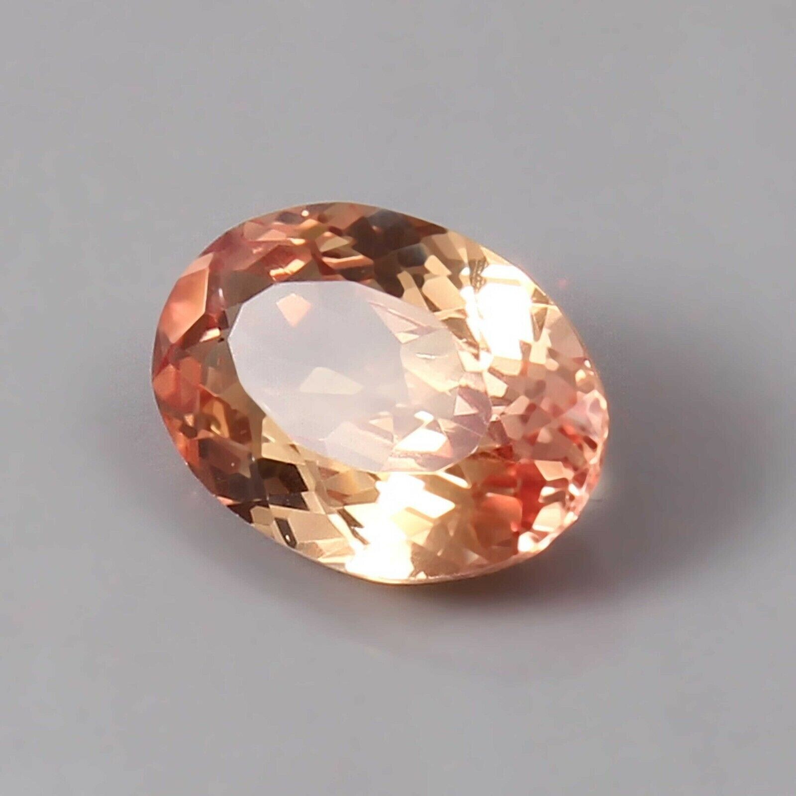 Natural Flawless 6.0ct Ceylon Padparadscha Sapphire Oval Cut Loose Gemstone Gift