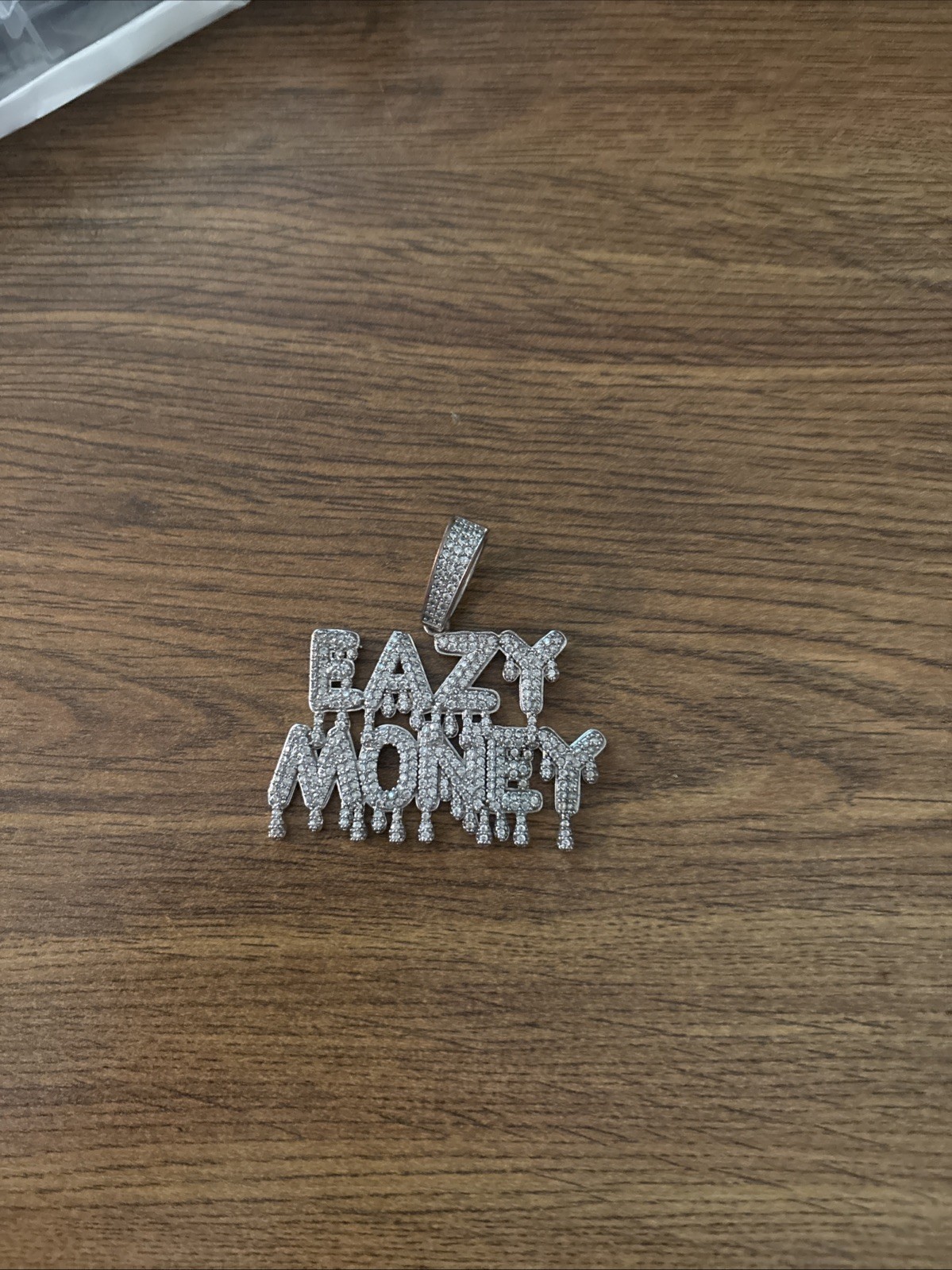 Eazy Money Silver Toned Pendant 0.7g