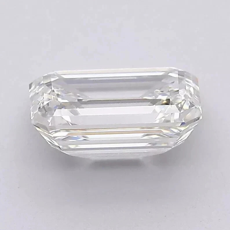 3.0 Ct Loose Moissanite Emerald Cut 7 x 10 mm D Color, IF Clarity, AGL Certified