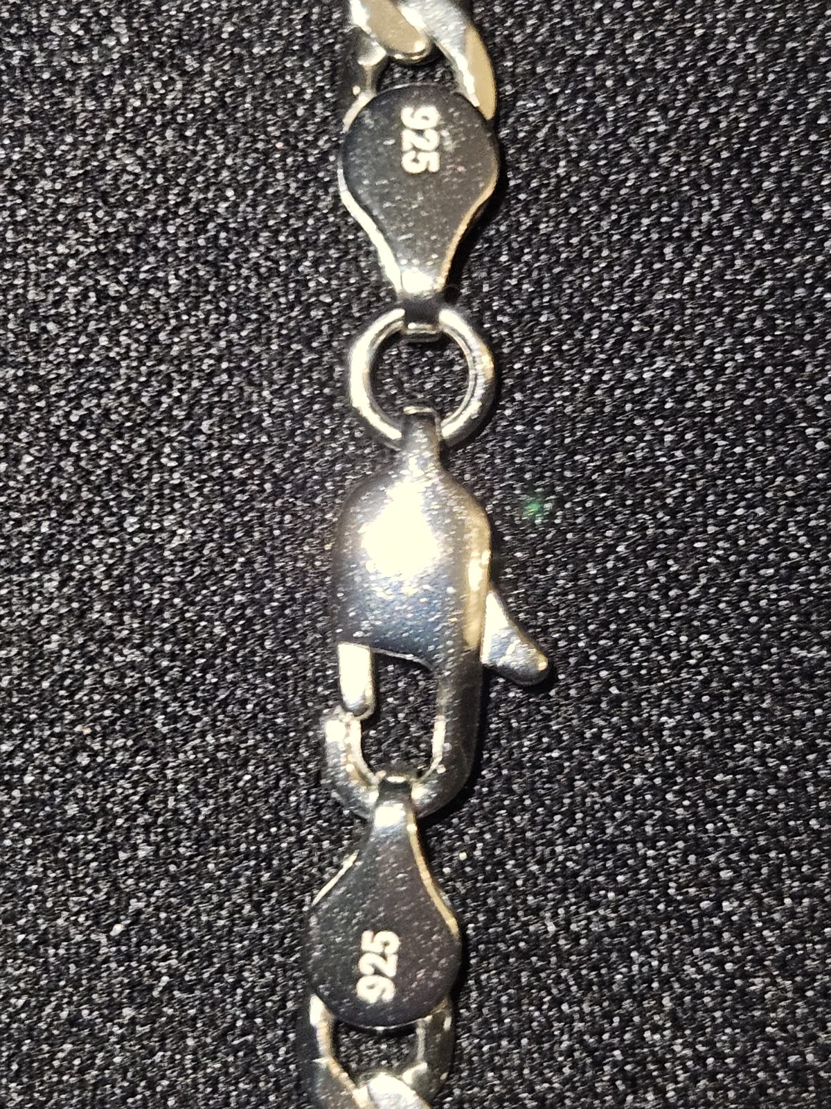 Solid 925 Sterling Silver Figaro 5MM Link Chain Necklace Italy Unisex