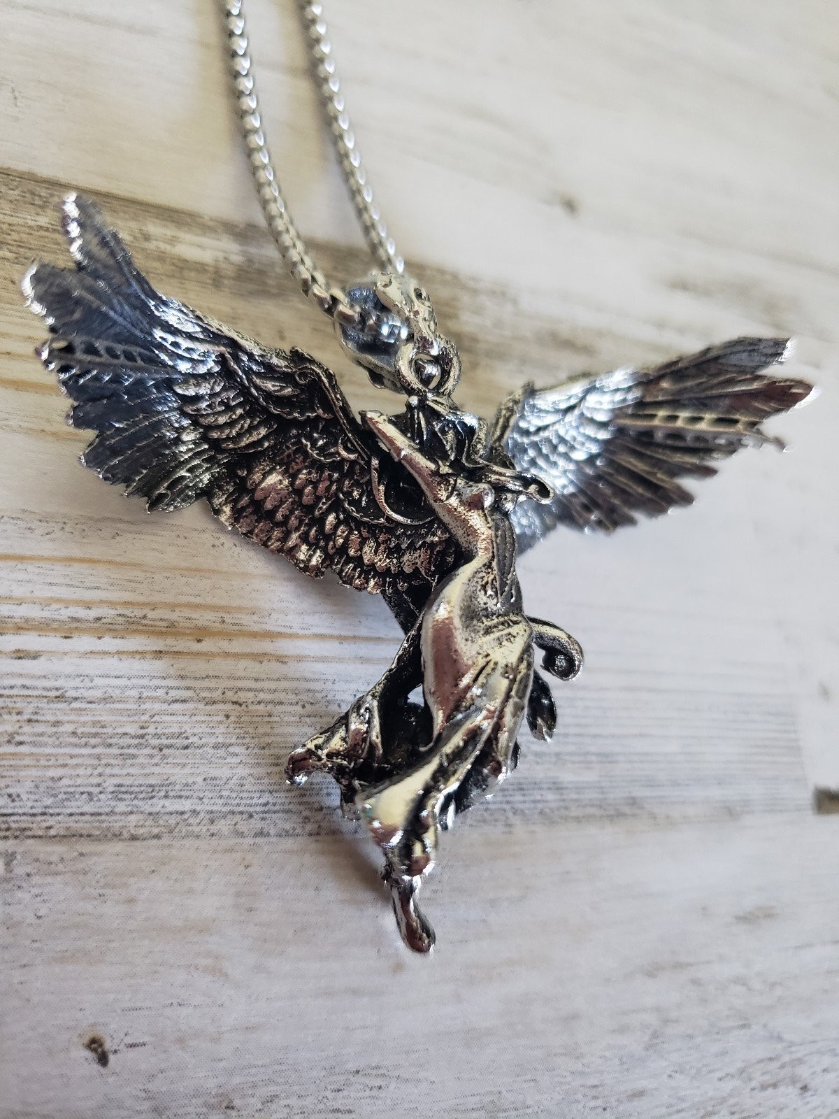 Angel necklace goth love jewelry gothic gift beauty men women love sexy mystical