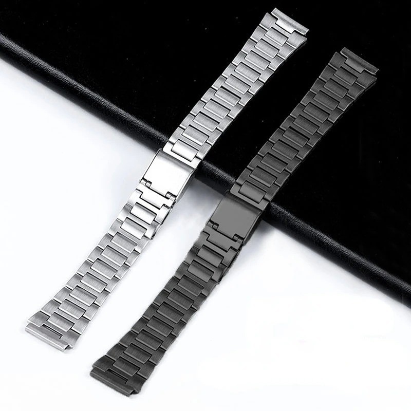 18mm For Casio A158W Watchband Stainless Steel Watch Strap for F-91W/F105/108/A1