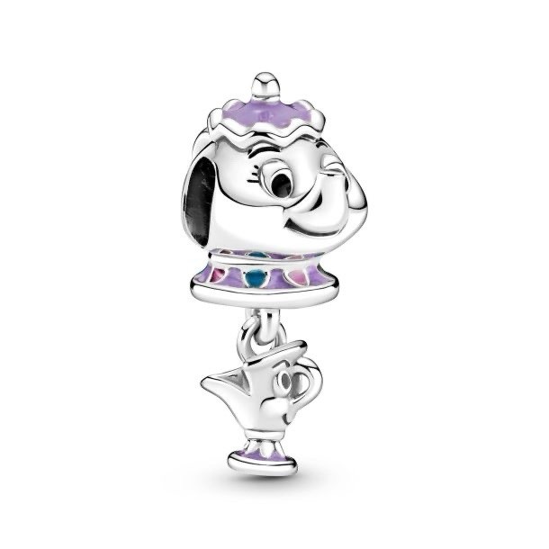 Pandora – Disney, Beauty and the Beast Mrs. Potts and Chip Dangle Charm