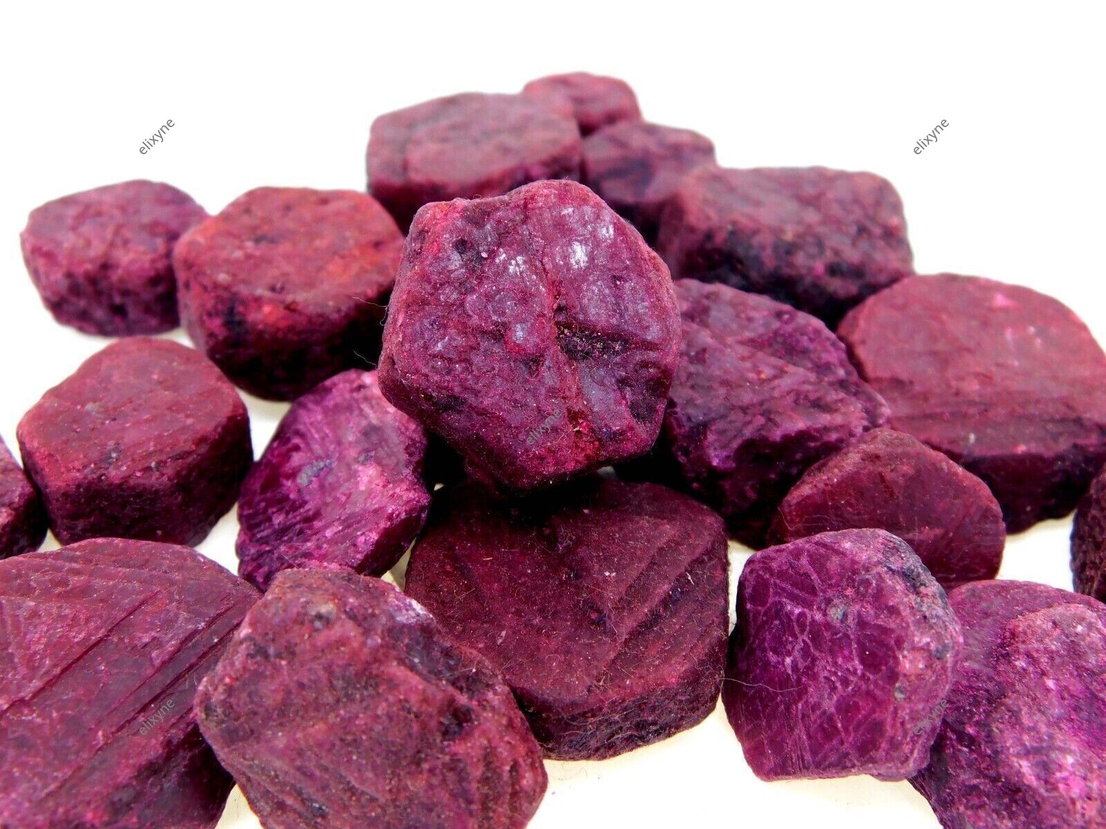African Natural Red Ruby Rough 600+ Cts Certified Gemstone Lot
