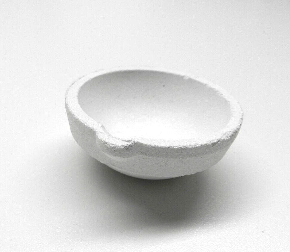 Melting Dish Crucible Cup Ceramic 2″ Silica Melt Jewelry 2oz Silver – 1oz Gold