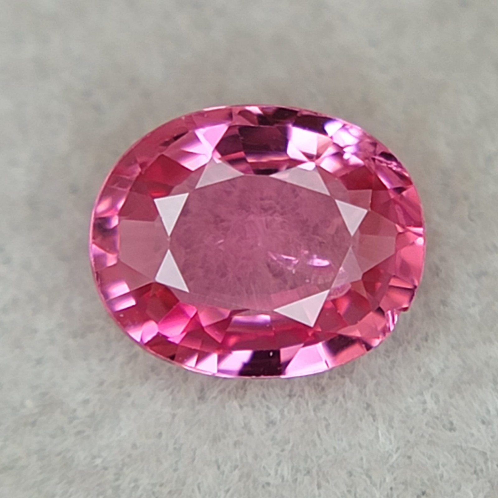 Mahenge Soft Pink Spinel 1.11 Ct Oval Cut No Heat Loose Gemstone from Tanzania