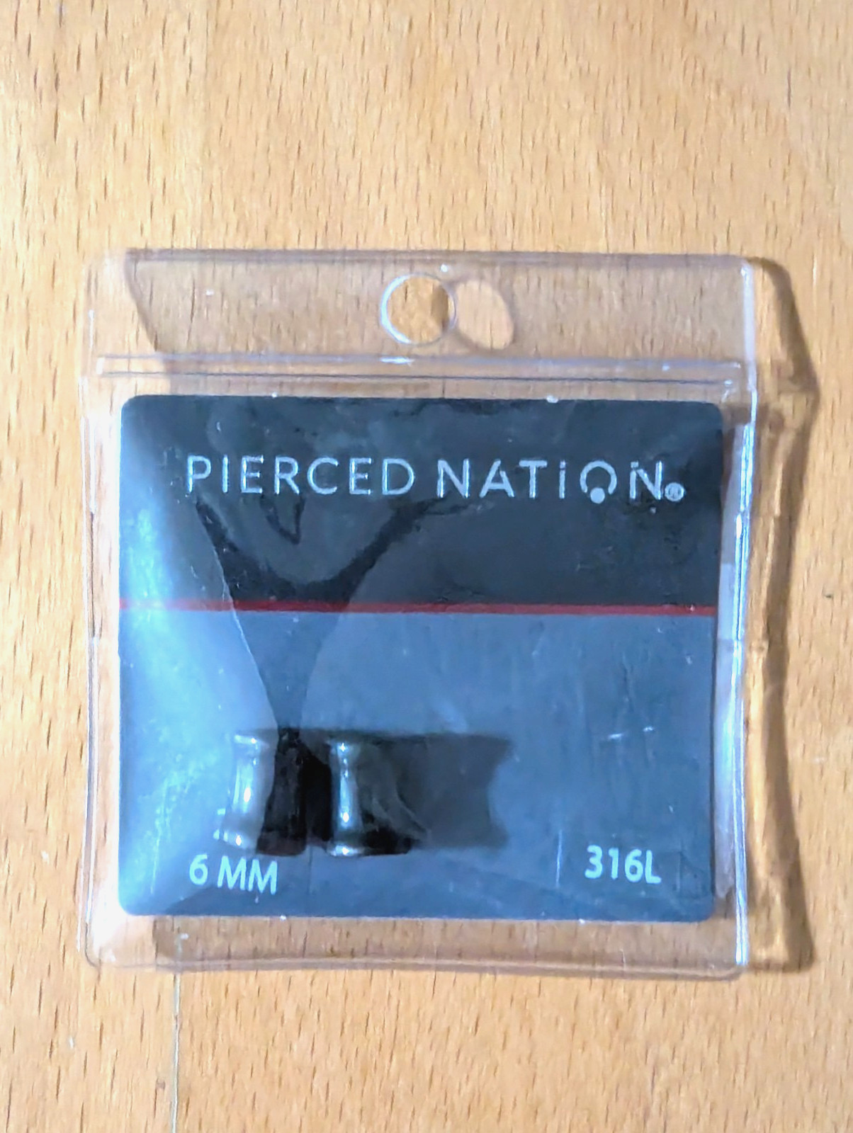 Spencers Pierced Nation Ear U Saddle Gauges Black 2G 6MM 316L Brand New