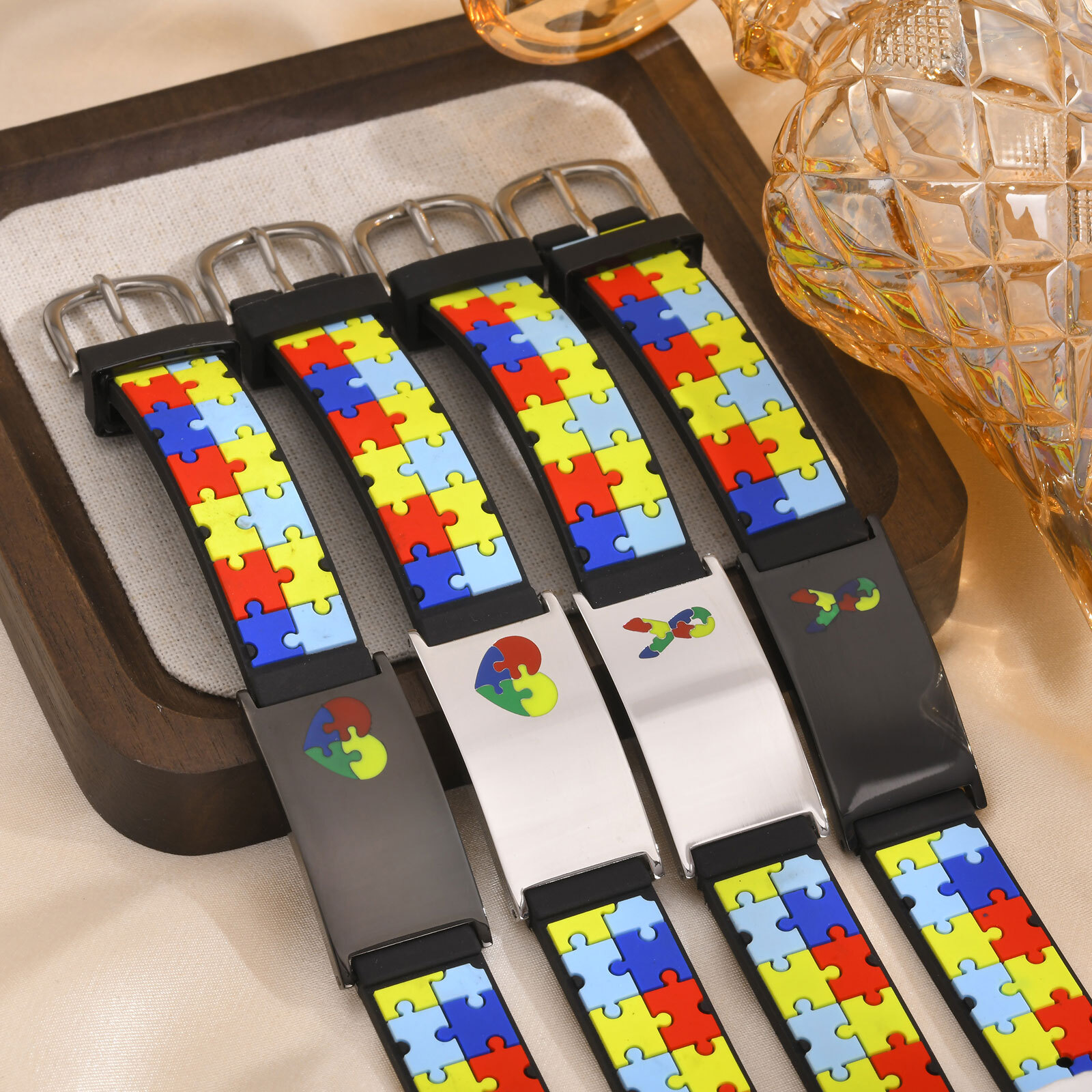 Personalized Medical ID Bracelet Silicone Autism Seizure Men Women Kid Wristband