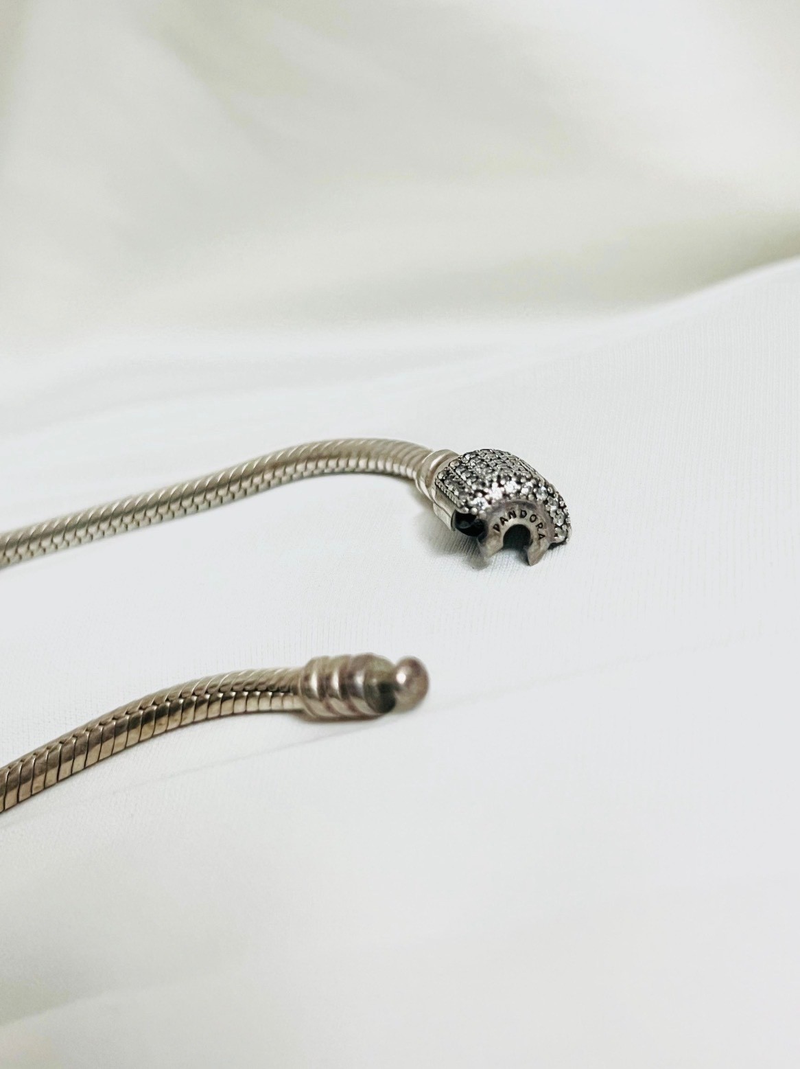 authentic pandora bracelet with charms