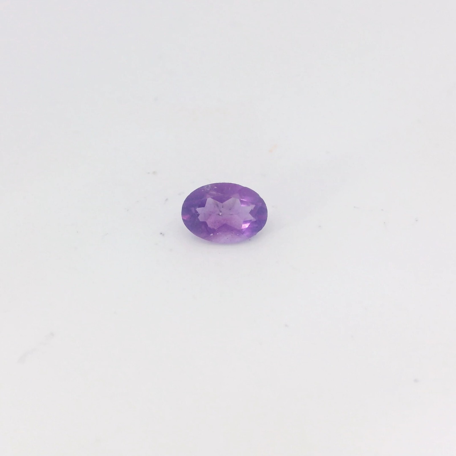 0.75ct Loose Oval Cut Genuine Medium Amethyst 7 x 5mm