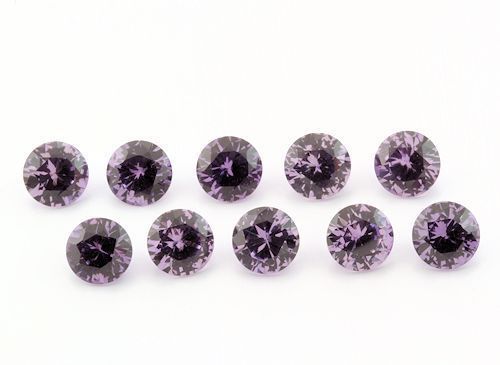 BULK (1.5mm – 15mm) Round AAA Alexandrite Color Lab Corundum