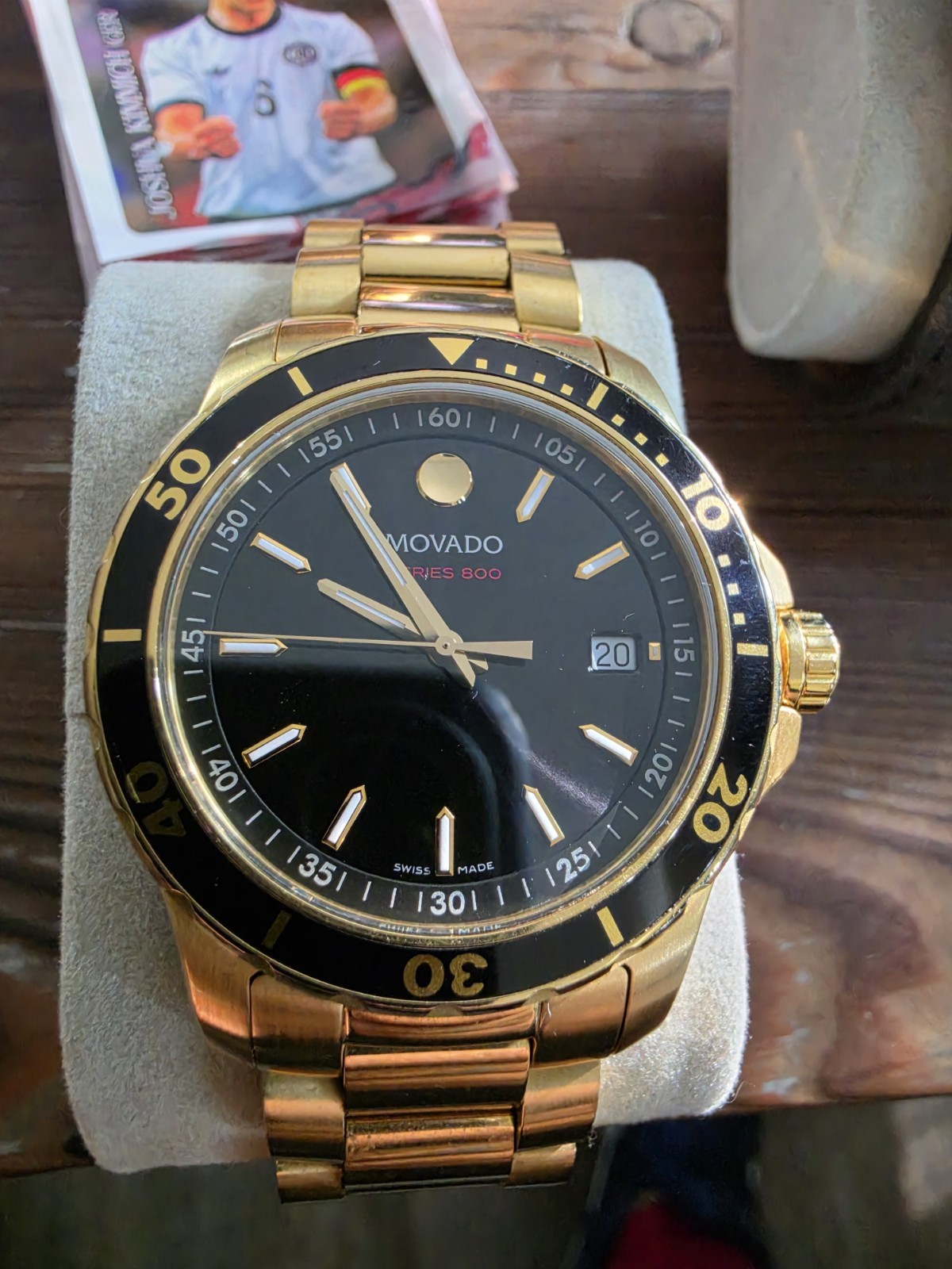 2 Watches The Movado Series 800 is a Swiss-made luxury sport watch