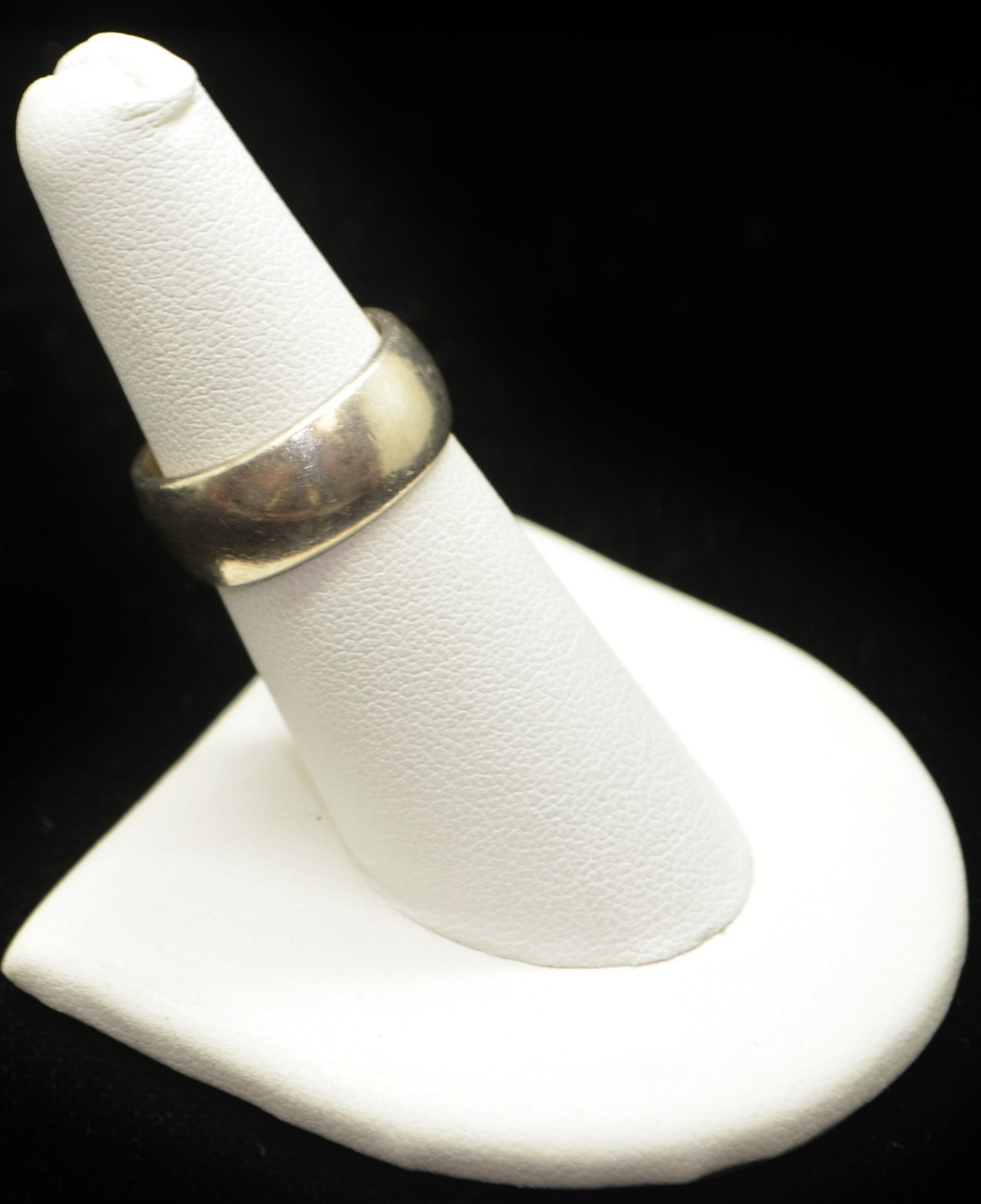 Sterling Silver Simple Smooth Band Ring SZ 6.5 #FMF083