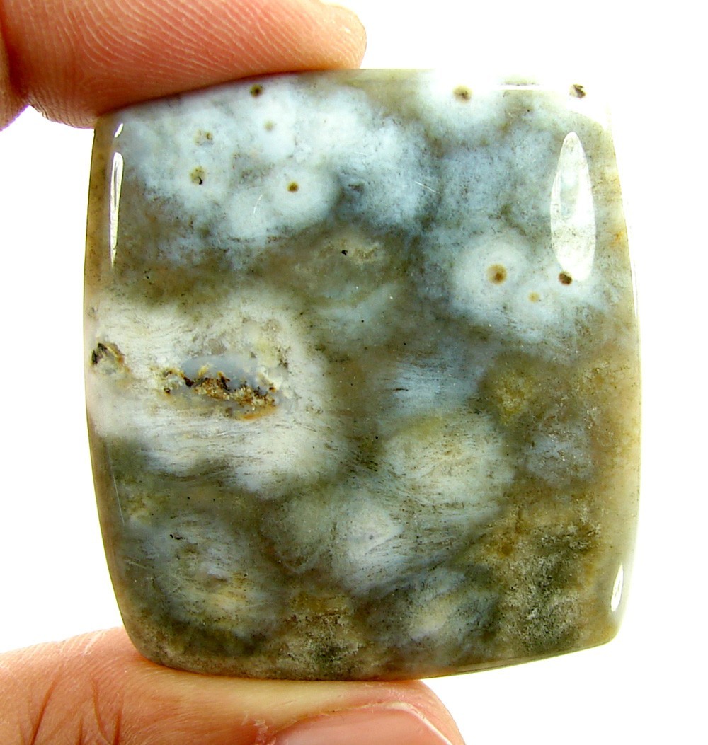 77.70 Ct Natural Ocean Jasper Loose Gemstone Cabochon Wire Wrap Stone – 2848