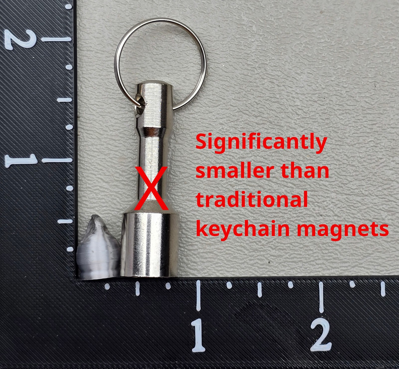 Jewelry Test Magnet 2 Pack N50 Keychain Gold Silver Neodymium Reseller Tester
